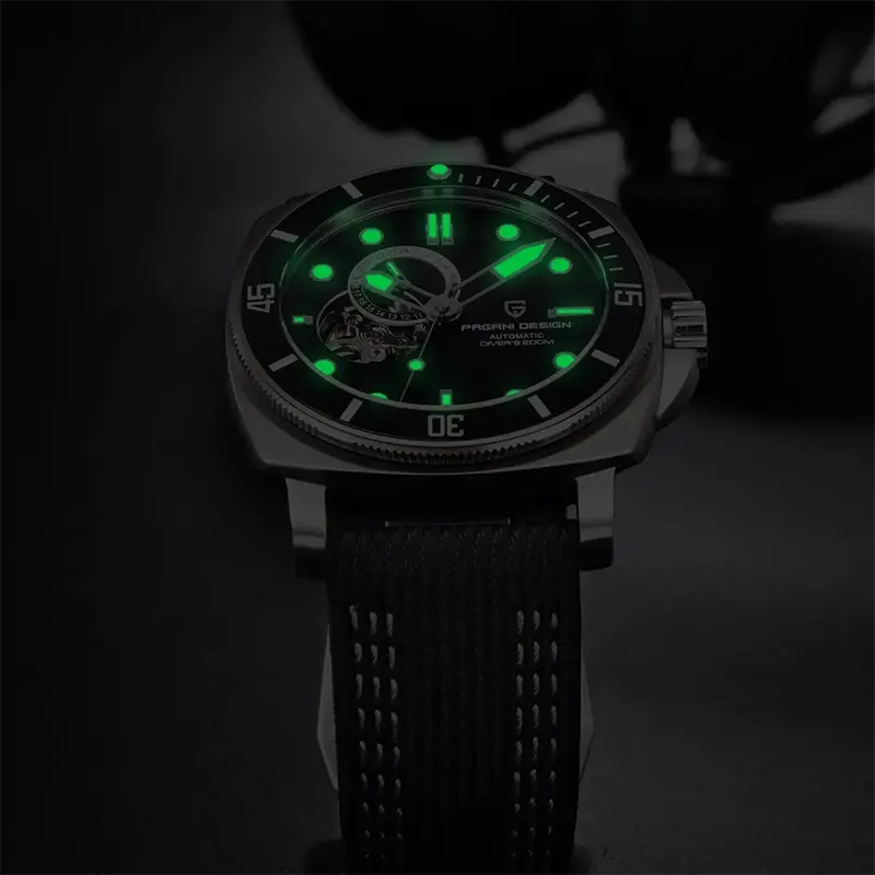 Pagani Design PD-1736 Open Heart Automatic Blue Men's Watch